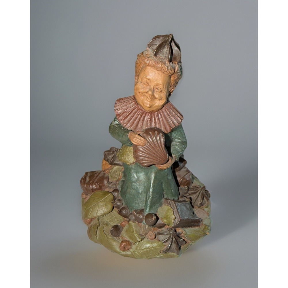 Vintage 1985 Tom Clark Gnome Lady Figurine Candy Chocolate Whimsical